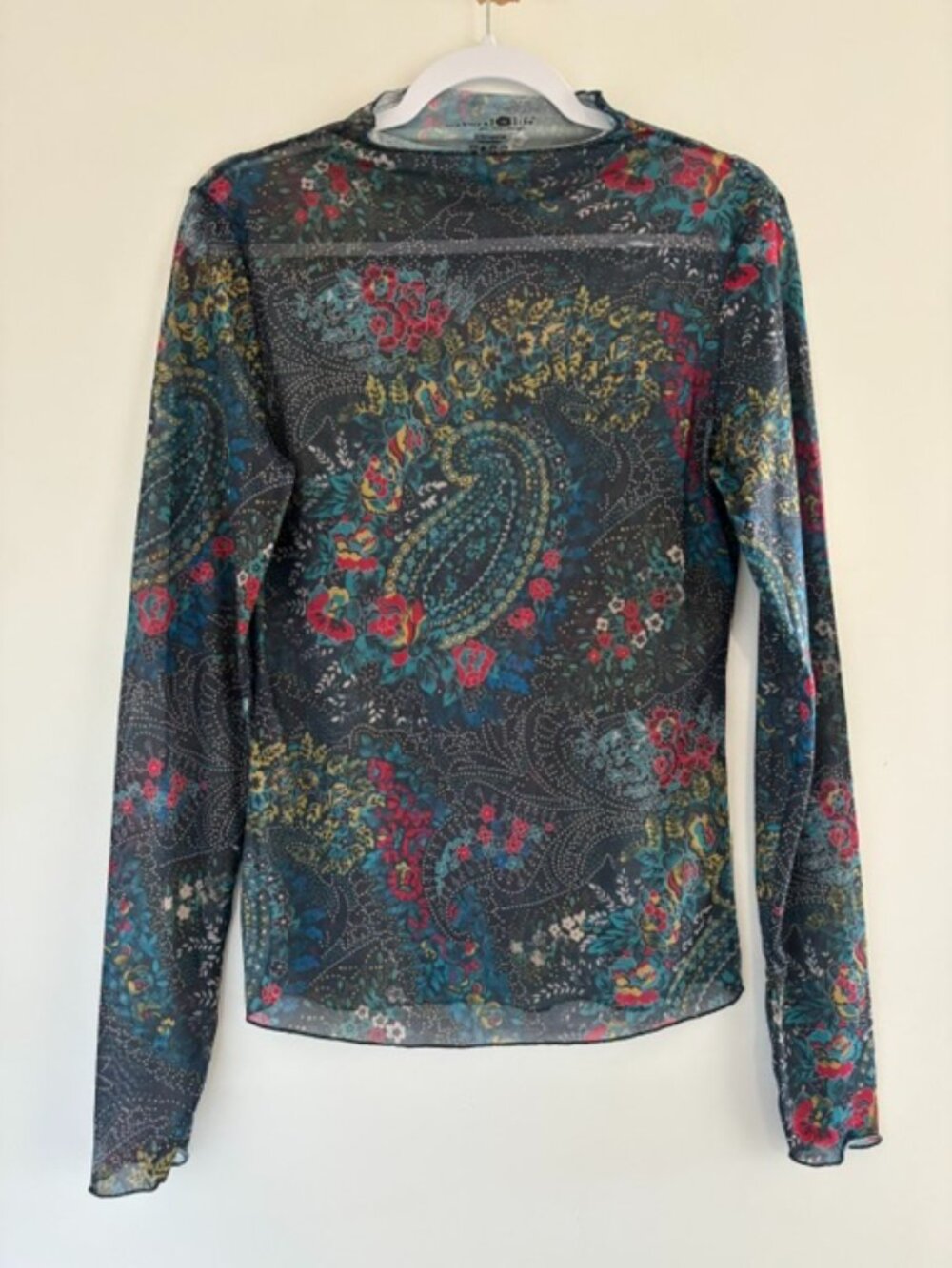 Natural Life Sloane Mesh Long Sleeve Top